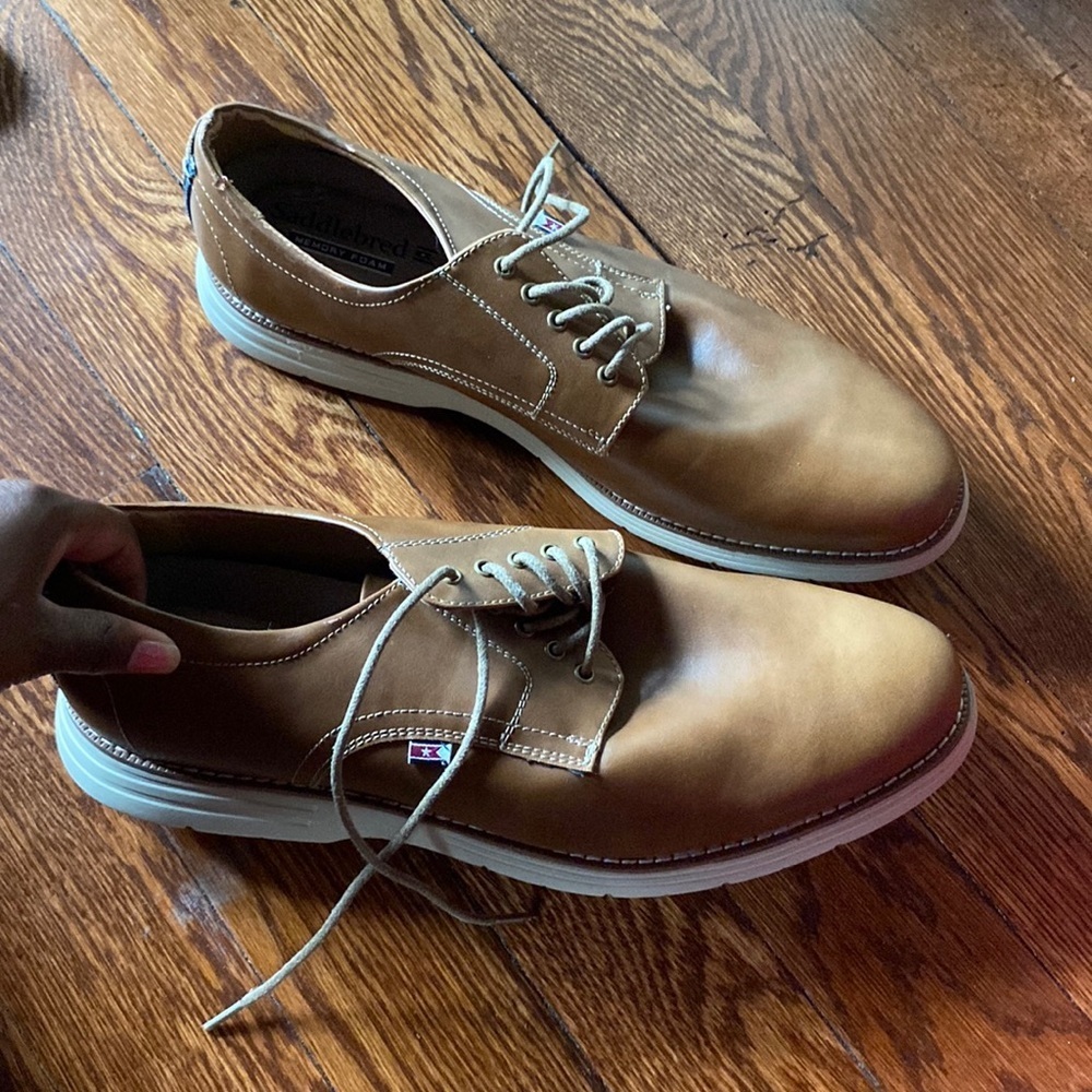 Saddlebred Brown Memory Foam Shoes SIZE 13